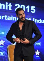 Ajay Devgan at CII meet in Delhi on 20th Oct 2015